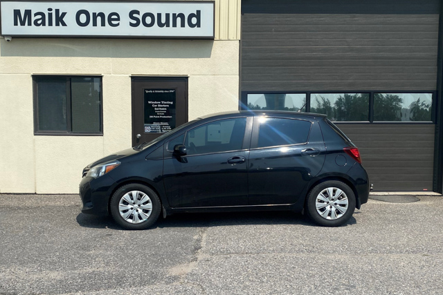 Toyota 2017 Yaris with professional window tint in North Bay